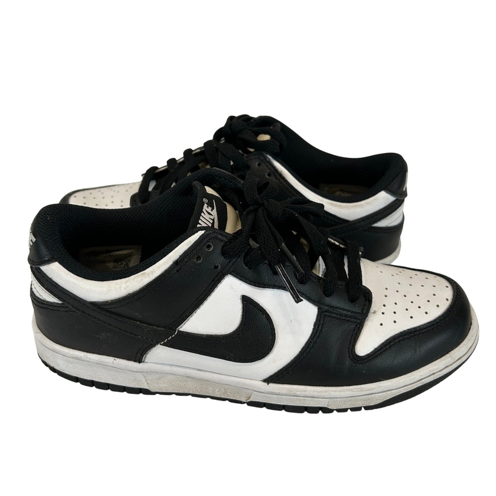 Nike Dunk Low Panda Black White GS Sneakers CW1590-100 Mens Womens Shoes Size 6Y